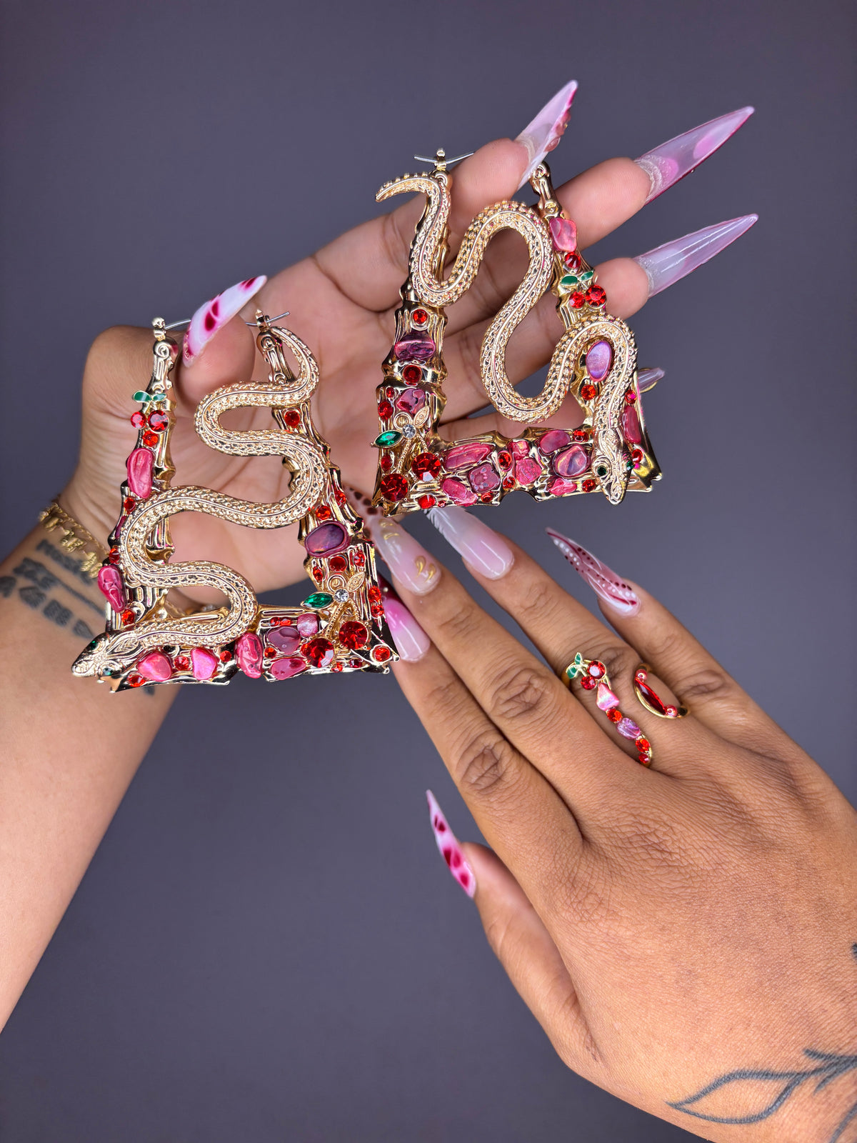 Parure Cherry Snake